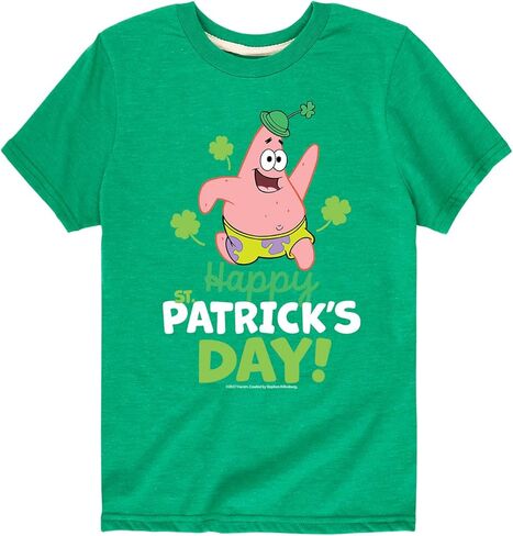 Spongebob Squarepants - Happy St Patrick's Day - Toddler and Youth Short Sleeve Graphic T-Shirt in Saudi Arabia