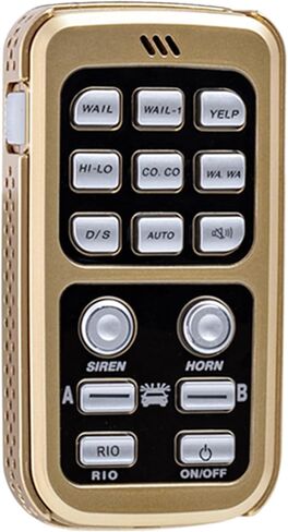 200W Loud PA System 12V 9 Tones 120-130dB Emergency Warning Alarm Police Siren Speaker 1 Horn Handheld Mic PA System for Emergency Police Vehicles & Fire Trucks&Cars in Kuwait