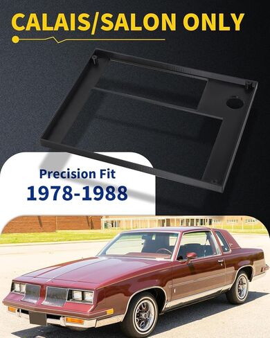 إطار اندفاعة ABS مطور لـ 1978-1988 Oldsmobile Cutlass | لوحة تقليم راديو مزدوجة الدين | مناسب تمامًا لشاشات مقاس 7 بوصات in Saudi Arabia