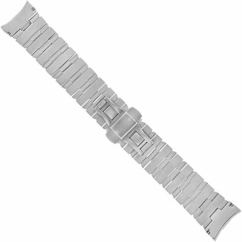 Ewatchparts 24mm Watch Band Compatible With Pam 44mm Panerai Luminor Marina Pam 164 Watch Shiny/Brush Stainless Steel in Saudi Arabia