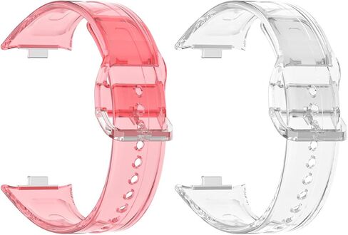 عبوتان من الأشرطة المتوافقة مع ساعة Redmi Watch 5، سوار بديل من مادة TPU متغير اللون in Kuwait