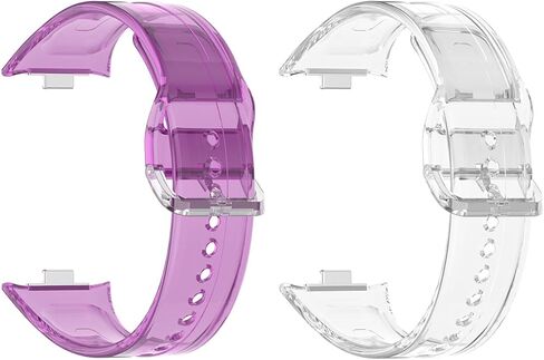 2 Packs Bands Compatible with Redmi Watch 5, Color Changing TPU Replacement Band in Saudi Arabia