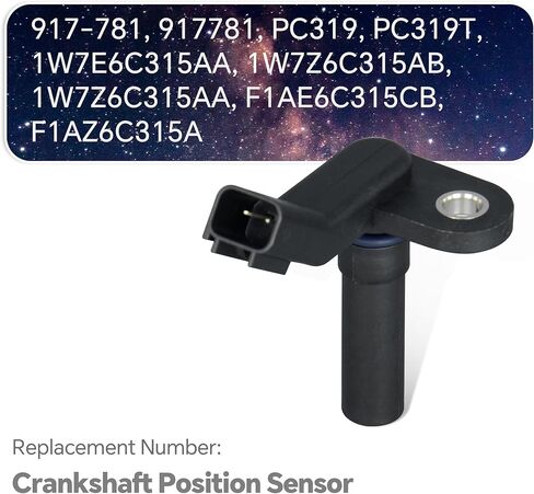 1W7E6C315AA Engine Crankshaft Position Sensor Compatible with E-150/Excursion/Explorer/F-150/F-250 Town Car/Navigator/Grand Marquis Replace 1W7Z6C315AB 1W7Z6C315AA PC319 917-781 in Saudi Arabia