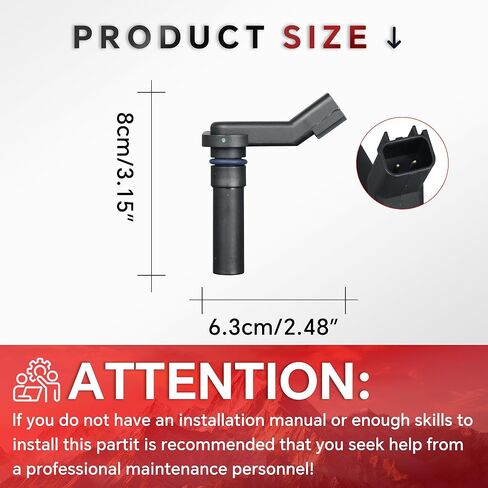 1W7E6C315AA Engine Crankshaft Position Sensor Compatible with E-150/Excursion/Explorer/F-150/F-250 Town Car/Navigator/Grand Marquis Replace 1W7Z6C315AB 1W7Z6C315AA PC319 917-781 in Saudi Arabia