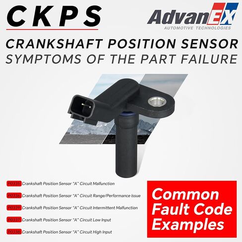 1W7E6C315AA Engine Crankshaft Position Sensor Compatible with E-150/Excursion/Explorer/F-150/F-250 Town Car/Navigator/Grand Marquis Replace 1W7Z6C315AB 1W7Z6C315AA PC319 917-781 in Saudi Arabia