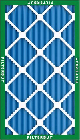 Filterbuy 12x30x2 Air Filter MERV 13 Optimal Smoke & Allergy Defense (12-Pack), Electrostatic Pleated HVAC AC Furnace Filters Replacement, Made in USA (Actual Size: 11.50 x 29.50 x 1.75) in Saudi Arabia