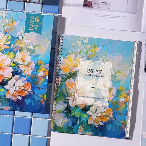 2026-2027 Monthly Planner - 2026-2027 Planner from Mar. 2026 to Dec. 2027, 21 Months Calendar with Inner Pocket, 9“ x 11" in Saudi Arabia