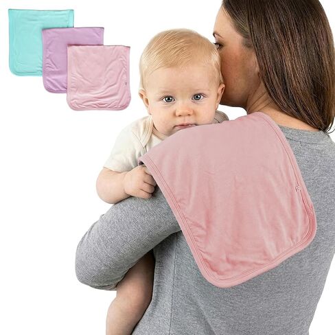 أقمشة تجشؤ الأطفال الفاخرة من كادين لين للأطفال الأولاد والبنات - 3 قطع - قطع فائقة الامتصاص للجنسين لحديثي الولادة in Kuwait