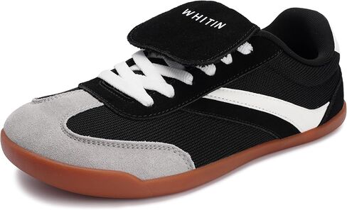 WHITIN Wide Toe Box Barefoot Shoes for Women + Casual Walking Sneakers + Trendy Fold-Over Tongue in Saudi Arabia