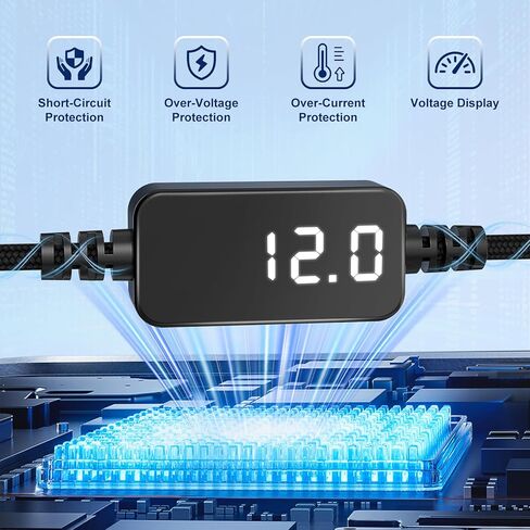 محول ولاعة سجائر J&D USB C إلى 12 فولت، كابل محول مقبس ولاعة سجائر السيارة USB C 12 فولت 18 وات لكاميرا داش كام، نظام تحديد المواقع العالمي، مسجل القيادة، يدعم عرض الجهد الكهربائي، أحمر، 1 قدم in Saudi Arabia