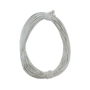 Embroiderymaterial Stiff Gijai French Gimp Wire for Embroidery & Jewelry Making 100gm (Silver Color, 1MM)