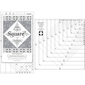 Quilting Tool Bundle: Deb Tucker's Square Squared Ruler + Large Square Squared