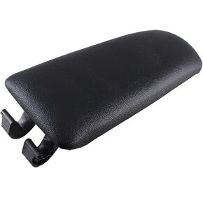 Heart Horse Armrest Arm Rest Center Console Lid Cover Compatible for A4 B6 B7 2001 2002 2003 2004 2005 2006 2007 2008 Leather 8E0864245E (Black)
