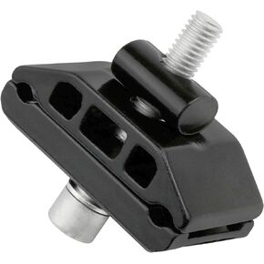 Yocimango-Rugged Aluminum Alloy MTB Bike Seatpost Head/Anti Abrasive Bicycle Seatpost Head Saddle Pipe Head/Cycling Screw Seat Tube Post Single Rod Head Parts-Black 1pcs