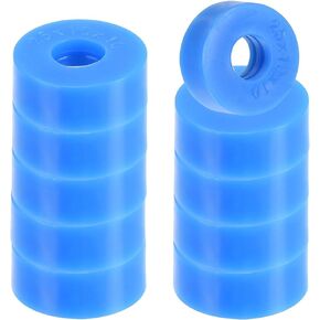 PATIKIL Multi Purpose Rubber Spacer, 20 Pcs 1.18"OD 0.39"ID 0.39"T Neoprene Round Anti-Vibration Isolation Pads Isolator Rubber Bushings Spacer Washer for HVAC Bolts Car Accessories, Red