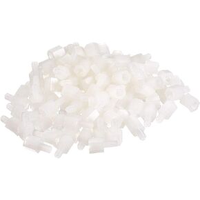 uxcell M3 18+6mm F/M Nylon Hex Standoff Spacer Screws PCB Pillar White 100 Pcs