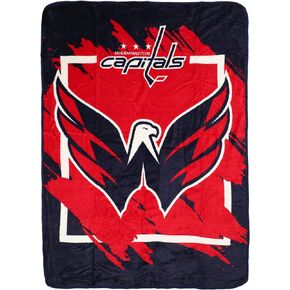 Northwest NHL Washington Capitals Micro Raschel Throw Blanket, 46" x 60", Dimensional