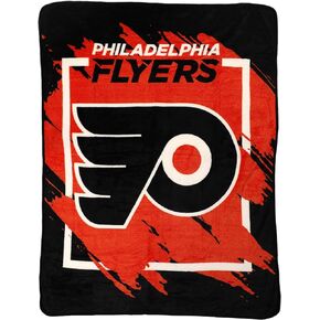Northwest NHL Philadelphia Flyers Micro Raschel Throw Blanket, 46" x 60", Dimensional