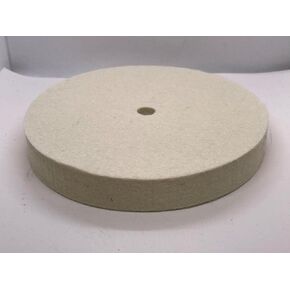 6" High Density Real Wool Felt Polishing Buffing Wheel for Bench Grinder 6"x3/4"x1/2"