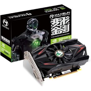 maxsun GEFORCE GT 1030 4GB GDDR4 Video Graphics Card GPU Mini ITX Design, HDMI, DVI-D, Single Fan Cooling System