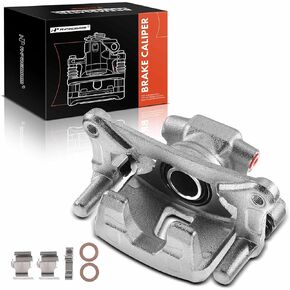 A-Premium Disc Brake Caliper Assembly with Bracket Compatible with Select Mitsubishi Models - Endeavor 2004-2008/2010-2011, V6 3.8L - Rear Driver and Passenger Side, 2-PC Set in Kuwait