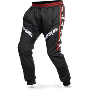 HK Army TRK Jogger Paintball Pants - Skulls Red - Small
