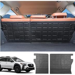 حصيرة مسند الظهر powoq متوافقة مع 2020-2024 Subaru Outback واقي المقعد الخلفي TPE لجميع المواسم حماية بطانة البضائع لـ 2020 2021 2022 2023 2024 ملحقات Subaru Outback (حصيرة مسند الظهر)