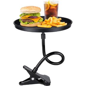 Car Food Tray/Desk 360º Adjustable,Snack Tray,Drink Tray Non-Slip,Black