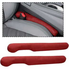 LKAHG Car Seat Gap Filler, 2 Pack Organizer Fill The Gap Between Seat and Console Side, Blocker Stop Things from Dropping Under, Car Accessories Universal Fit for Most Vehicles, SUV, Truck (Black)