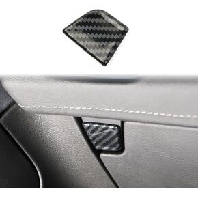 Korlot Carbon fiber glove box handle switch cover trim for Chevrolet Corvette C7 2014-2019