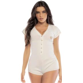 womens 7519 Sleep RomperPajama Set
