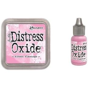 Kitsch Flamingo Distress Oxide Pad + Reinker Lot - Tim Holtz Bundle