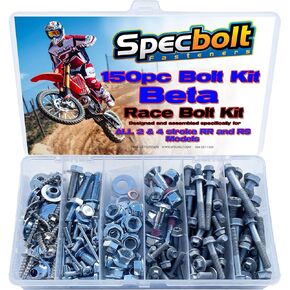 150pc Beta RR RS RX Race Edition Xtrainer Motorcycle Bolt Kit 125 200 250 300 350 390 400 430 450 480 498 500 520 525 2 & 4 Strokes