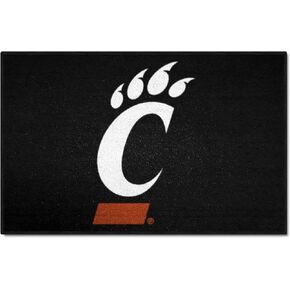 FANMATS 1245 Cincinnati Bearcats Starter Accent Rug - 19in. x 30in. | Sports Fan Home Decor Rug and Tailgating Mat - Claw C Primary Logo
