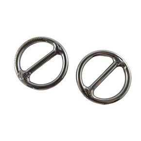 US STAINLESS 2 Pieces Stainless Steel 316 (6mm x 40mm) Round Ring Welded with Cross Bar Marine Grade