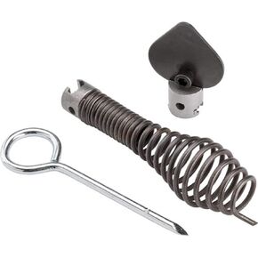 RIDGID 12128 T-240 3-Piece Tool Set for K-400 Drain Cleaning Drum Machine with Bulb Auger, Spade Cutter, and Pin Key