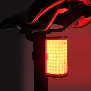 أضواء الدراجة الخلفية COB قابلة لإعادة الشحن أحمر LED 270 لومن 6 أوضاع الإضاءة دراجة السلامة ركوب الليل IPX4 ضد الماء نوع C in Kuwait