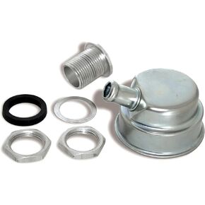 Moroso 68785 Oil Separator Breather, Positive Locking