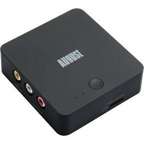 Video Capture Card Without PC - August VGB400 - Transfer Video VHS to Digital Conversion, DVD Player, Camcorder via RCA/SCART - Simple Controls with HDMI Output, Record to Micro SD or USB Max 64GB