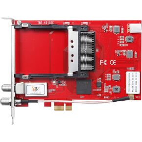 TBS6910SE DVB-S2X Dual Tuner Dual CI PCIe Card