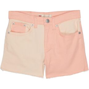 Levi's® Girl's High-Rise Denim Shorty Shorts (Big Kids)