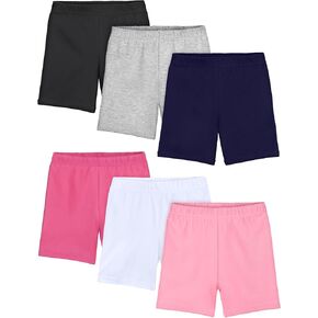 ريسينتا 6 قطع من شورتات الدراجات القطنية للفتيات، شورتات صيفية للرقص والجري، شورتات رياضية لعجلة العجلة، شورتات أمان لتحت الفساتين in Kuwait