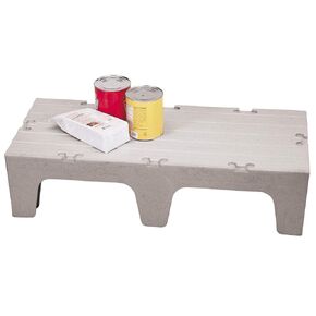 Cambro DRS60480 12" x 21" x 60" S-Series Solid-Top Dunnage Rack Case of 1