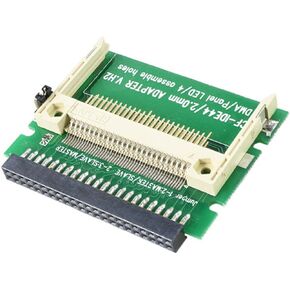 suckoo CF Memory Card to Laptop 2.5 IDE Female SSD Adapter Card CF 50Pin to 2.5 IDE 44Pin Expansion Board Converter 180 Degree Green