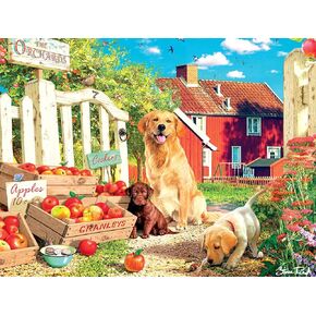 Buffalo Games - Steve Read - Best Friends in The Orchard - 750 Piece Jigsaw Puzzle for Adults Challenging Puzzle Perfect for Game Nights - Finished Puzzle Size is 24.00 x 18.00