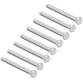 uxcell M8x120mm Hex Bolts 304 Stainless Steel Hexagon Screw Bolt 8pcs