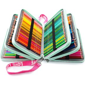 KALOUR 256 Colored Pencils Set for Adult Coloring,Soft Core Pencils for Drawing Blending Shading,Gift for Adults Artist Beginners