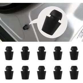 UZZH 10 PCS Car Door Shock Absorber, Rubber Auto Door Bumpers Stopper Soundproof Set, Front Rear Door Buffer Protector Pad Dampers, Vehicle Accessories Guard Cushion for Cars Trucks and SUVs
