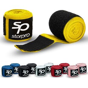Starpro | Crepe Boxing Wraps Men & Women | Many Colors | Thumb & Loop |Boxing Hand Wraps for Boxing Gloves Men, Boxing Hand Wraps for Men, Boxing Wraps Women, Hand Wraps for Boxing Gloves Women
