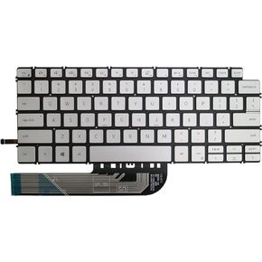 AUTENS US Keyboard for Dell Inspiron 5300 301 5390 5391 5400 7300 7400 Dell Vostro 3400 3401 3405 5300 5301 5390 5391 5401 5402 5490 Laptop No Frame (Black, No Backlight)